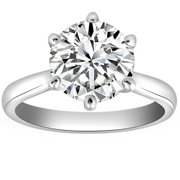 Batman Design Engagement Ring In 14K White Gold Certified 2.45Ct Black Diamond.
